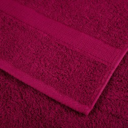 Serviettes d'invité de qualité supérieure SOLUND 4 pcs bordeaux 