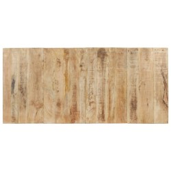 Table de salle à manger 200x90x76 cm Bois de manguier brut 