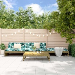Salon de jardin 4 pcs bois de pin imprégné 