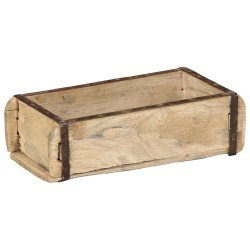 Plateau30x15x9 cm en bois massif recyclé 