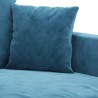 Canapé à 3 places Bleu 180 cm Velours 