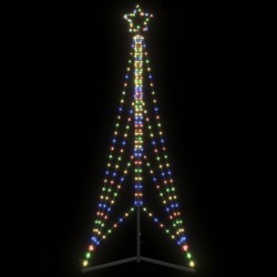 Sapin de Noël à LED 483 LED colorées 240 cm 
