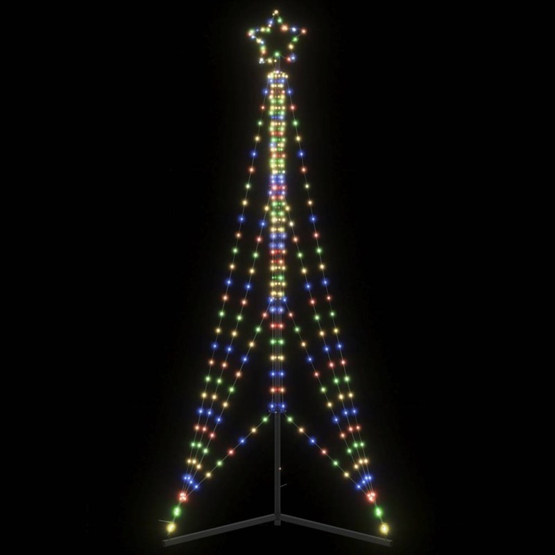Sapin de Noël à LED 483 LED colorées 240 cm 