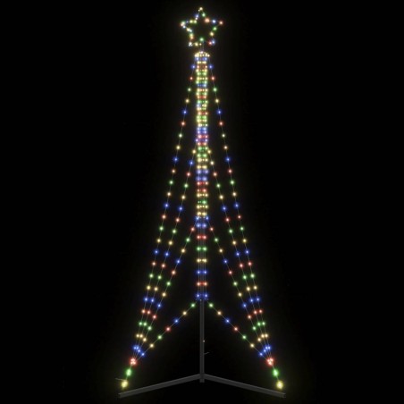 Sapin de Noël à LED 483 LED colorées 240 cm 