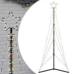 Sapin de Noël à LED 483 LED colorées 240 cm 