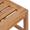 Ensemble à manger de jardin 3 pcs Bois de teck massif 