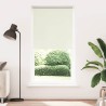 Store enrouleur occultant blanc cassé 115x230 cm largeur tissu 