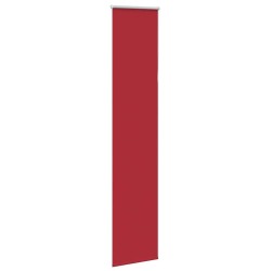 Store enrouleur occultant rouge largeur du tissu 50,7 cm 