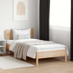 Tête de lit 75 cm bois massif de pin 