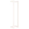 Porte-serviette Blanc 23x18x90 cm Bois de pin massif 