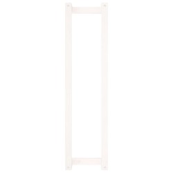 Porte-serviette Blanc 23x18x90 cm Bois de pin massif 