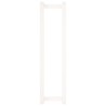 Porte-serviette Blanc 23x18x90 cm Bois de pin massif 