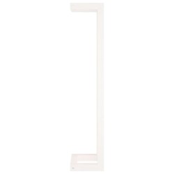 Porte-serviette Blanc 23x18x90 cm Bois de pin massif 