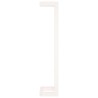 Porte-serviette Blanc 23x18x90 cm Bois de pin massif 