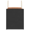 Sacs en papier 50 pcs avec poignées noir 32x22x24 cm 