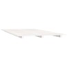 Cadre de lit sans matelas blanc 135x190 cm bois de pin massif 
