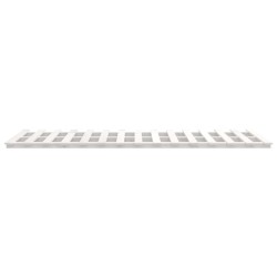 Cadre de lit sans matelas blanc 135x190 cm bois de pin massif 
