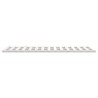 Cadre de lit sans matelas blanc 135x190 cm bois de pin massif 