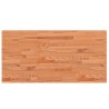Dessus de table 100x50x4 cm rectangulaire bois massif de hêtre 
