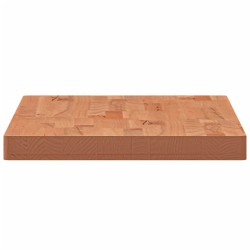 Dessus de table 100x50x4 cm rectangulaire bois massif de hêtre 