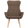 Chaise de relaxation Marron Tissu 