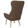 Chaise de relaxation Marron Tissu 