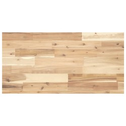 Dessus de meuble de salle de bain non traité bois d'acacia 