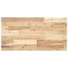 Dessus de meuble de salle de bain non traité bois d'acacia 