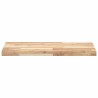 Dessus de meuble de salle de bain non traité bois d'acacia 