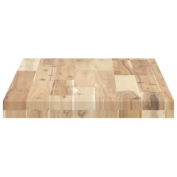Dessus de meuble de salle de bain non traité bois d'acacia 