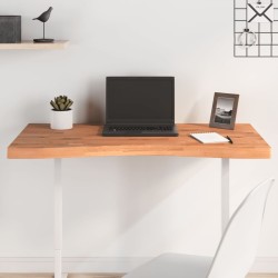 Dessus de bureau 100x(45-50)x4 cm bois massif de hêtre 
