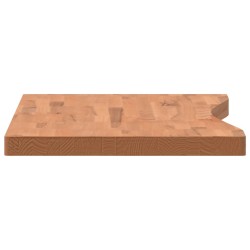 Dessus de bureau 100x(45-50)x4 cm bois massif de hêtre 