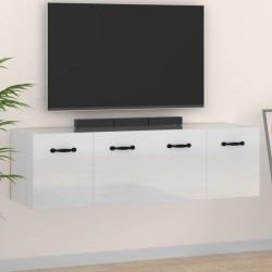 Armoires murales 2 pcs Blanc brillant 80x36,5x35 cm 