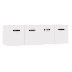 Armoires murales 2 pcs Blanc brillant 80x36,5x35 cm 