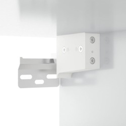 Armoires murales 2 pcs Blanc brillant 80x36,5x35 cm 