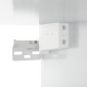 Armoires murales 2 pcs Blanc brillant 80x36,5x35 cm 