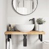 Dessus de table 80x40x4 cm rectangulaire bois massif d'acacia 