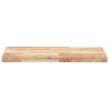 Dessus de table 80x40x4 cm rectangulaire bois massif d'acacia 