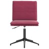 Chaises à manger lot de 2 Rouge bordeaux Velours 