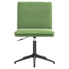 Chaises à manger lot de 2 Vert clair Velours 