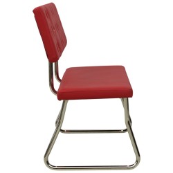 Banc 110 cm Rouge bordeaux Similicuir 