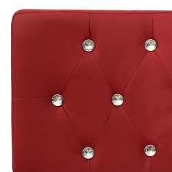 Banc 110 cm Rouge bordeaux Similicuir 
