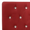 Banc 110 cm Rouge bordeaux Similicuir 