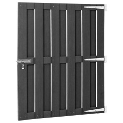 Portillon WPC 100x112 cm Gris 