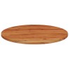 Dessus de table Ø80x3,8 cm rond bois massif d'acacia 