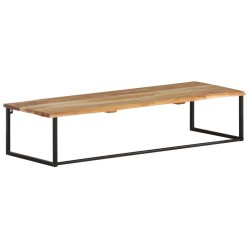 Patère à bord naturel 100x35x22 cm Bois d'acacia massif 