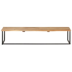 Patère à bord naturel 100x35x22 cm Bois d'acacia massif 