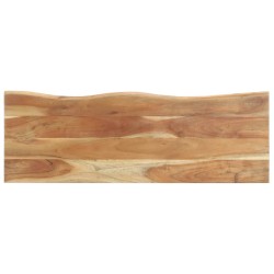 Patère à bord naturel 100x35x22 cm Bois d'acacia massif 