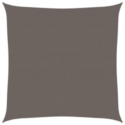 Voile d'ombrage 160 g/m² Anthracite 6x6 m PEHD 