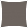 Voile d'ombrage 160 g/m² Anthracite 6x6 m PEHD 
